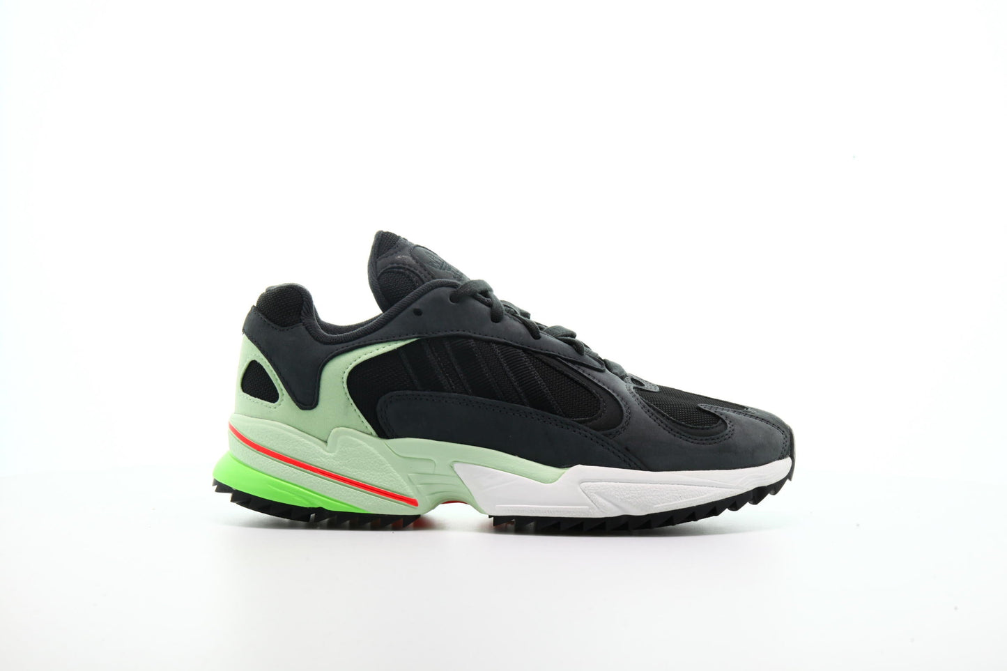 Exclusive adidas Originals Yung-1Trail "Carbon" — 3.5 — Front View