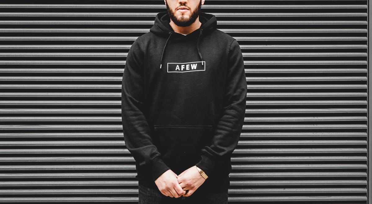 Exclusive Afew Family Business Hoody "Black" — 2XL — Front View
