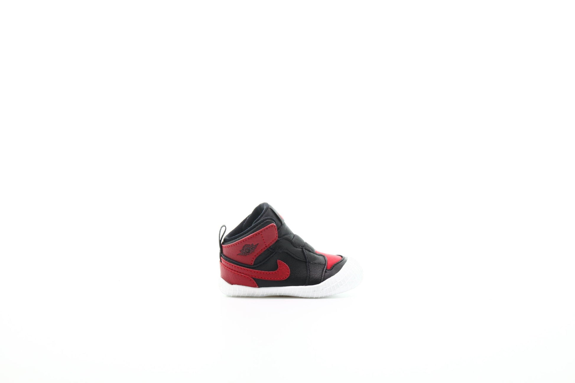 Exclusive Air Jordan 1 Crib Bootie "Black" — 0C — Front View