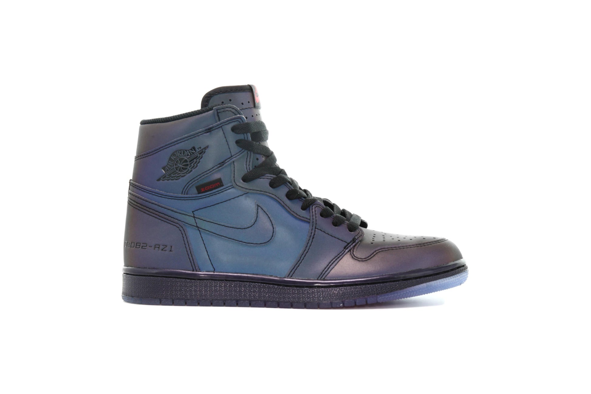 Exclusive Air Jordan 1 High Zoom Fearless "Black" — 3.5 — Front View
