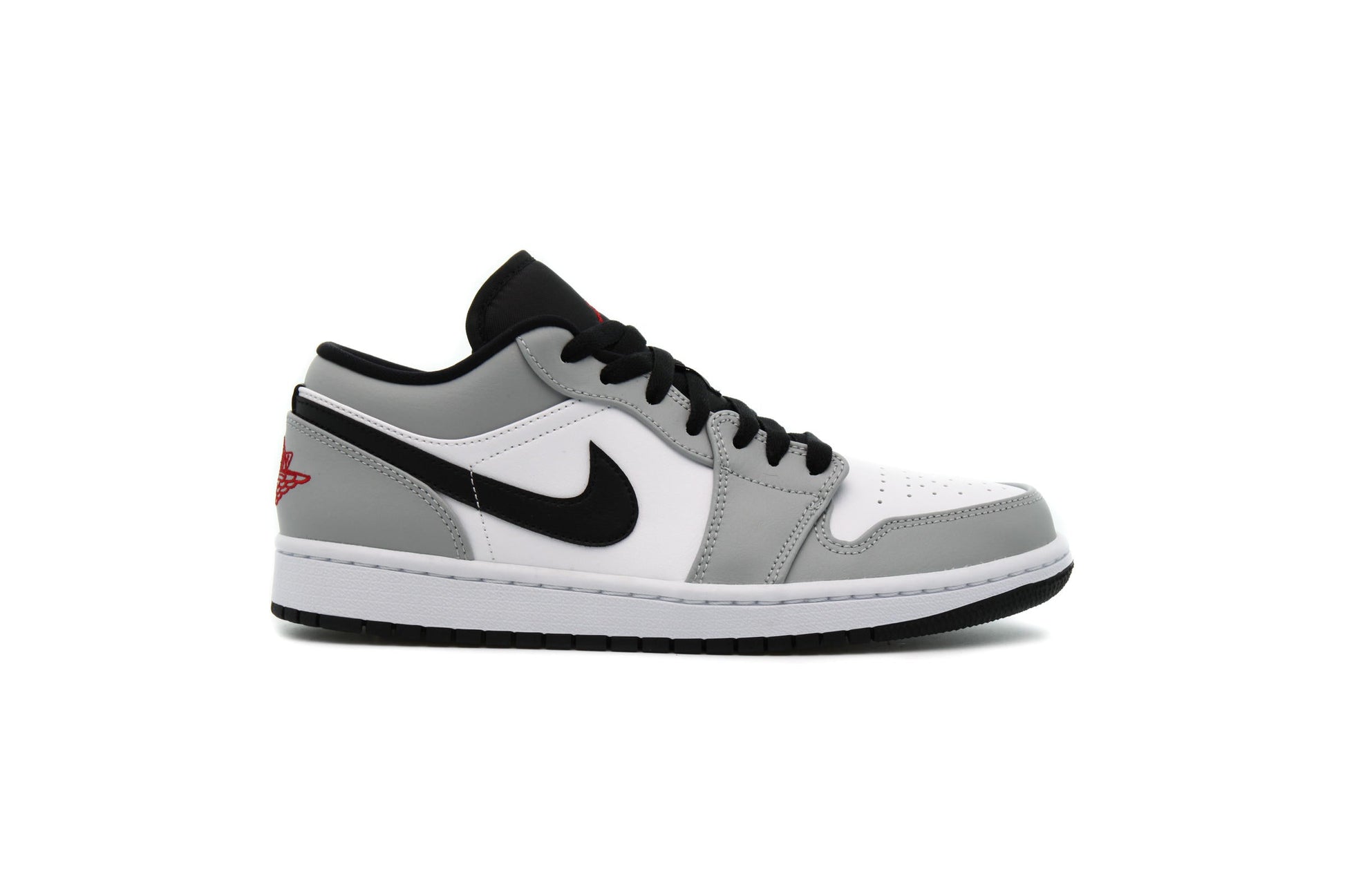 Exclusive Air Jordan 1 LOW "SMOKE GREY" — 3.5 — Front View
