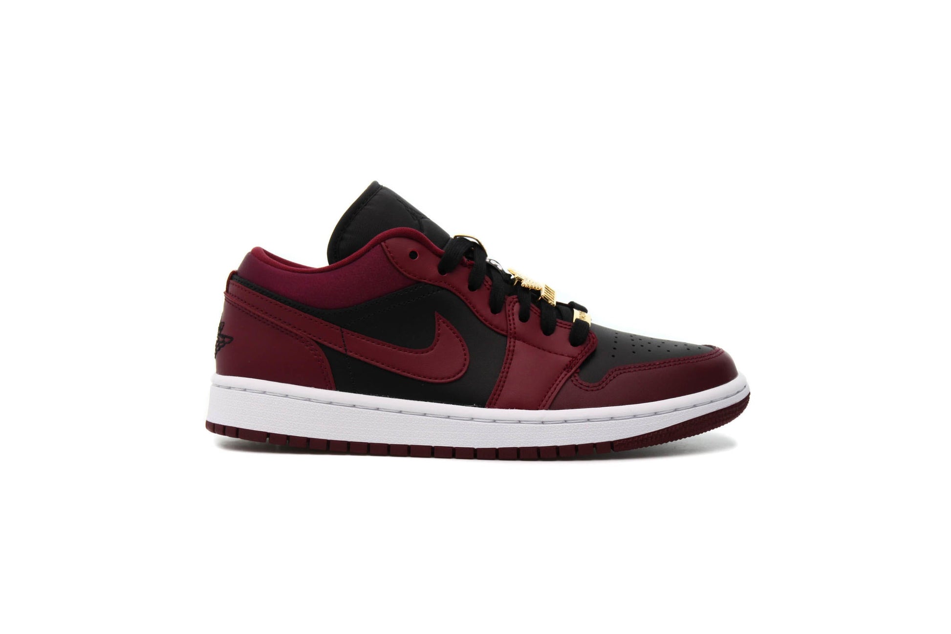 Exclusive Air Jordan 1 LOW SE "DARK BEETROOT" — 3.5 — Front View