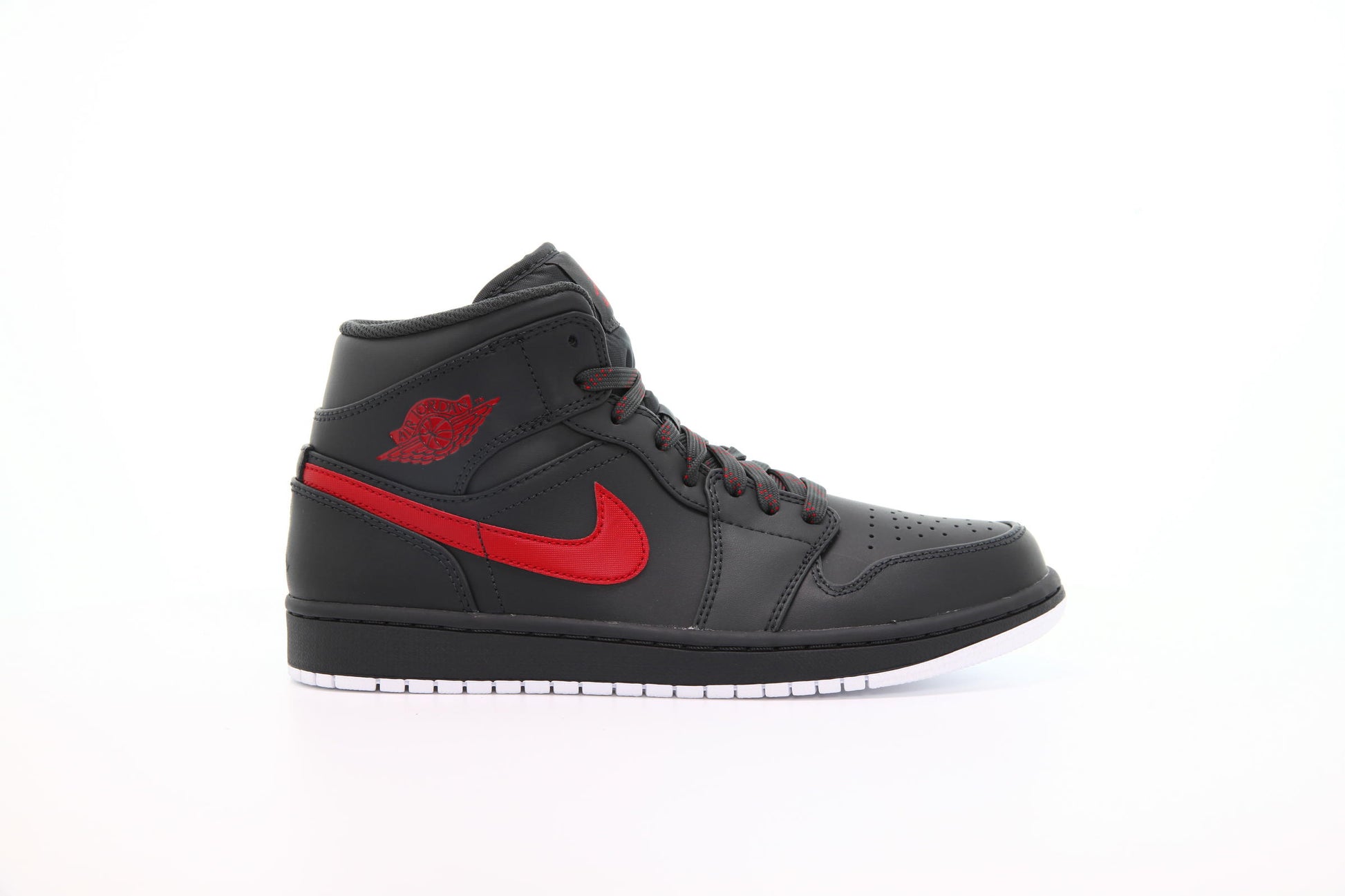 Exclusive Air Jordan 1 Retro Mid "Anthracite" — 3.5 — Front View
