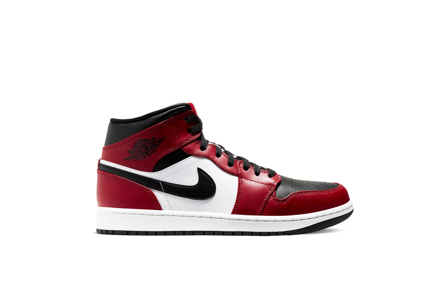 Exclusive Air Jordan 1 MID "BLACK" — 3.5 — Front View