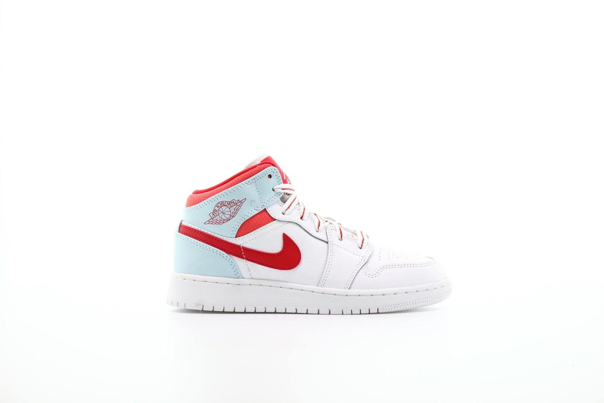 Exclusive Air Jordan 1 Mid (GS) "White" — 3.5Y — Front View