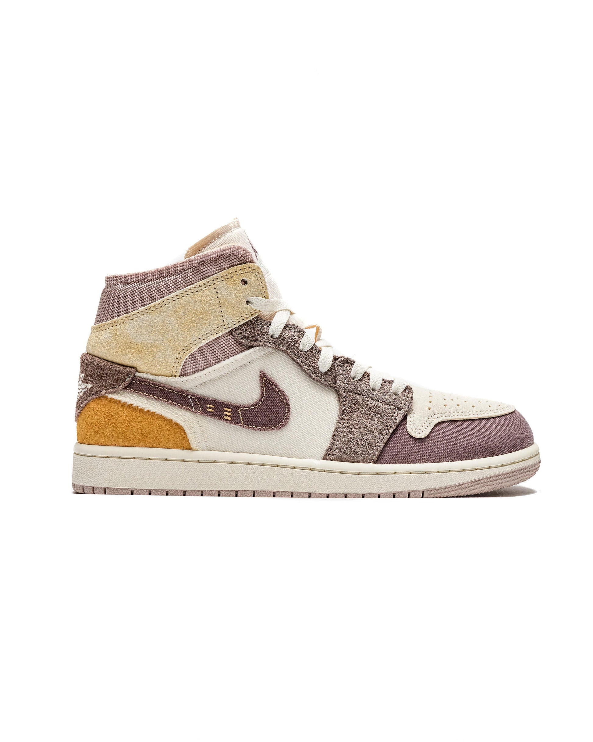 Exclusive Air Jordan 1 MID SE CRAFT 'Inside Out' — 3.5 — Front View