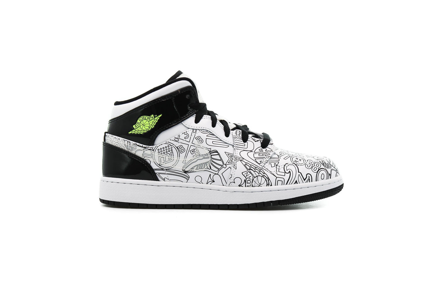 Exclusive Air Jordan 1 MID SE (GS) — 3.5Y — Front View