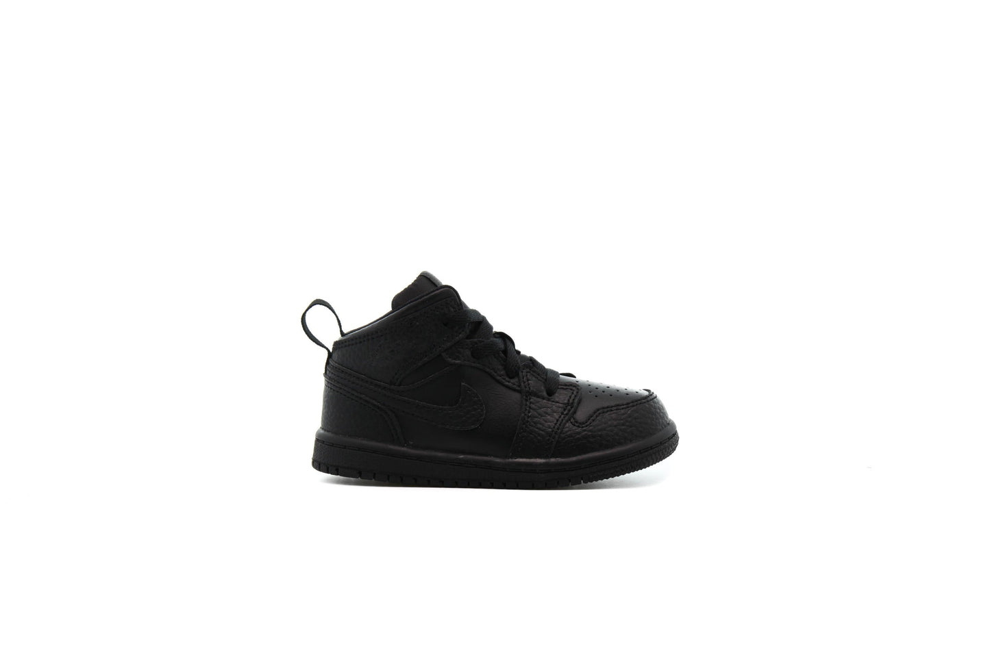 Exclusive Air Jordan 1 MID (TD) "BLACK" — 0C — Front View
