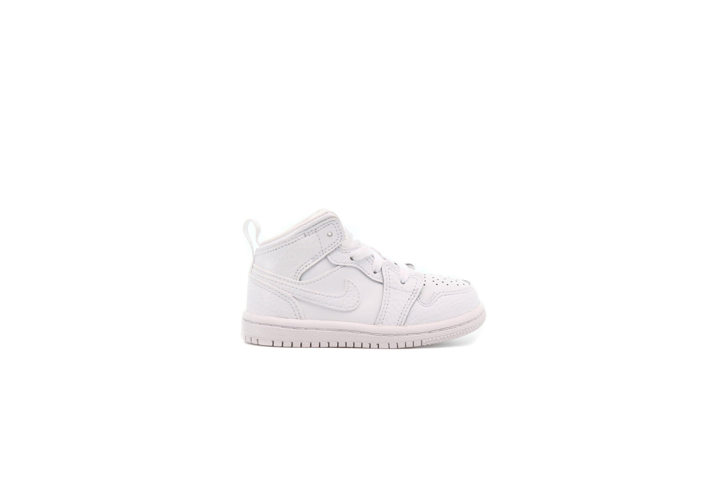 Exclusive Air Jordan 1 MID (TD) "WHITE" — 0C — Front View