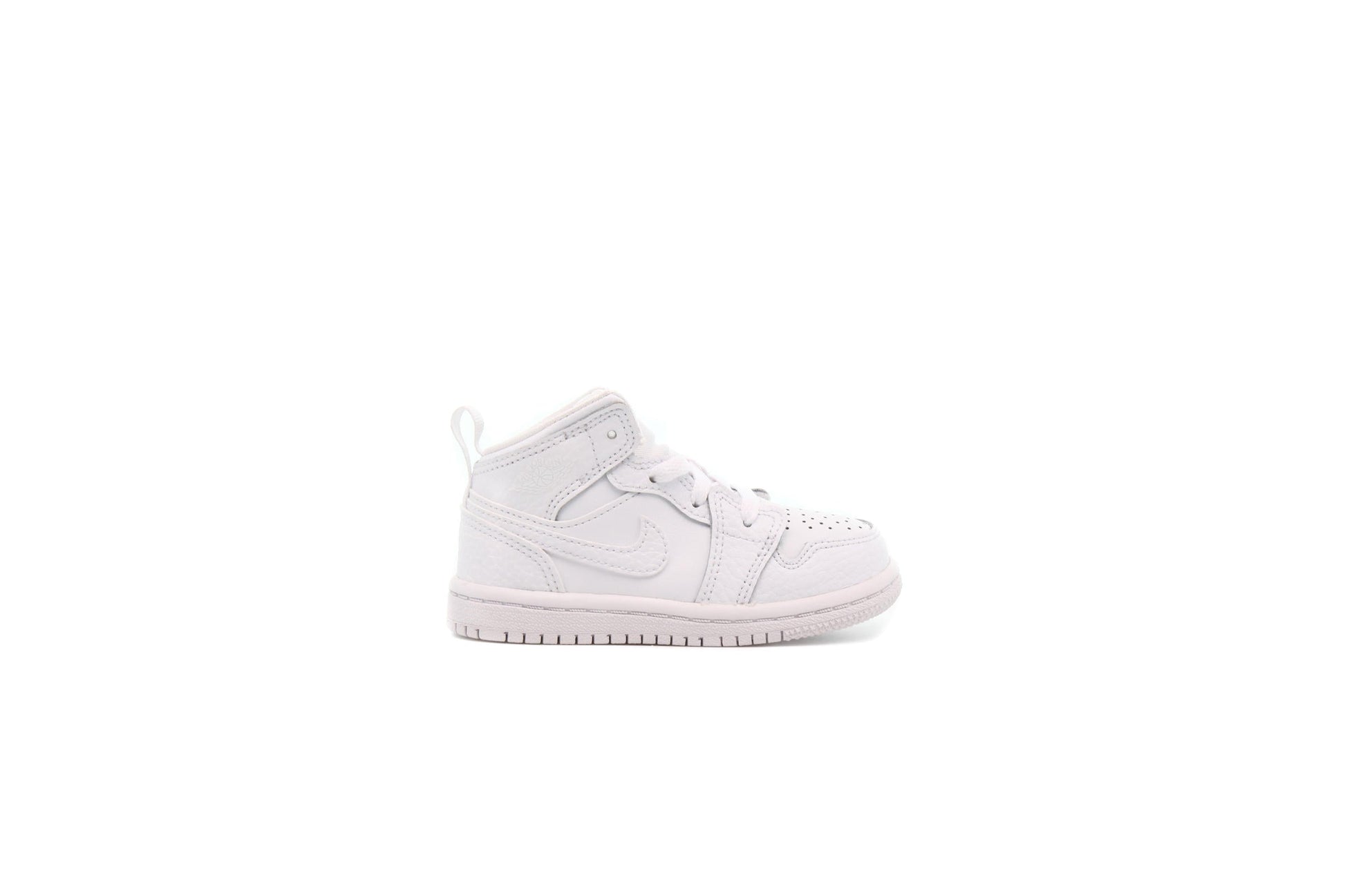 Exclusive Air Jordan 1 MID (TD) "WHITE" — 0C — Front View