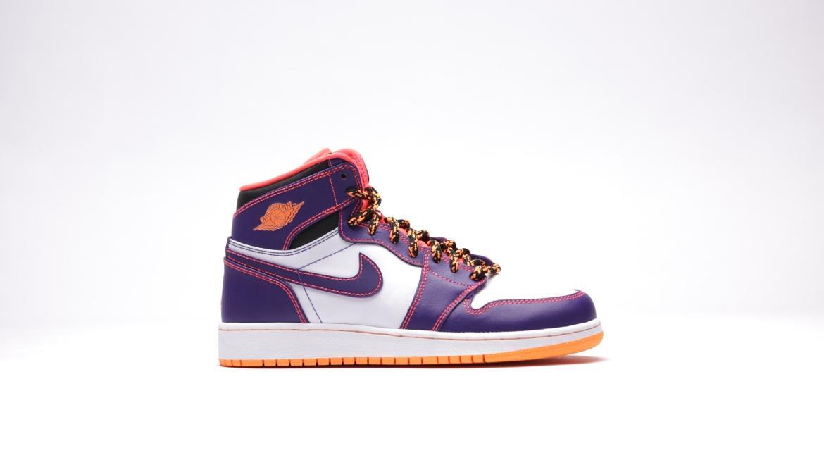 Exclusive Air Jordan 1 Retro High BG "Court Purple" — 3.5Y — Front View