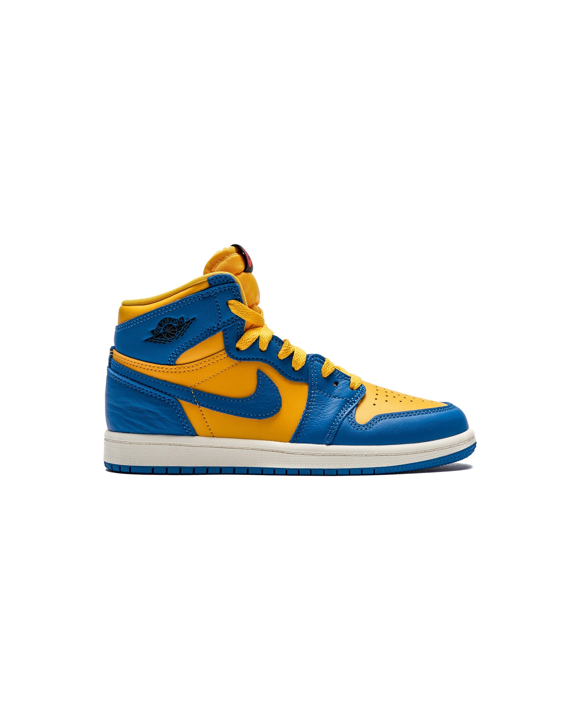 Exclusive Air Jordan 1 RETRO HIGH OG (PS) 'Reverse Laney' — 1.5Y — Front View