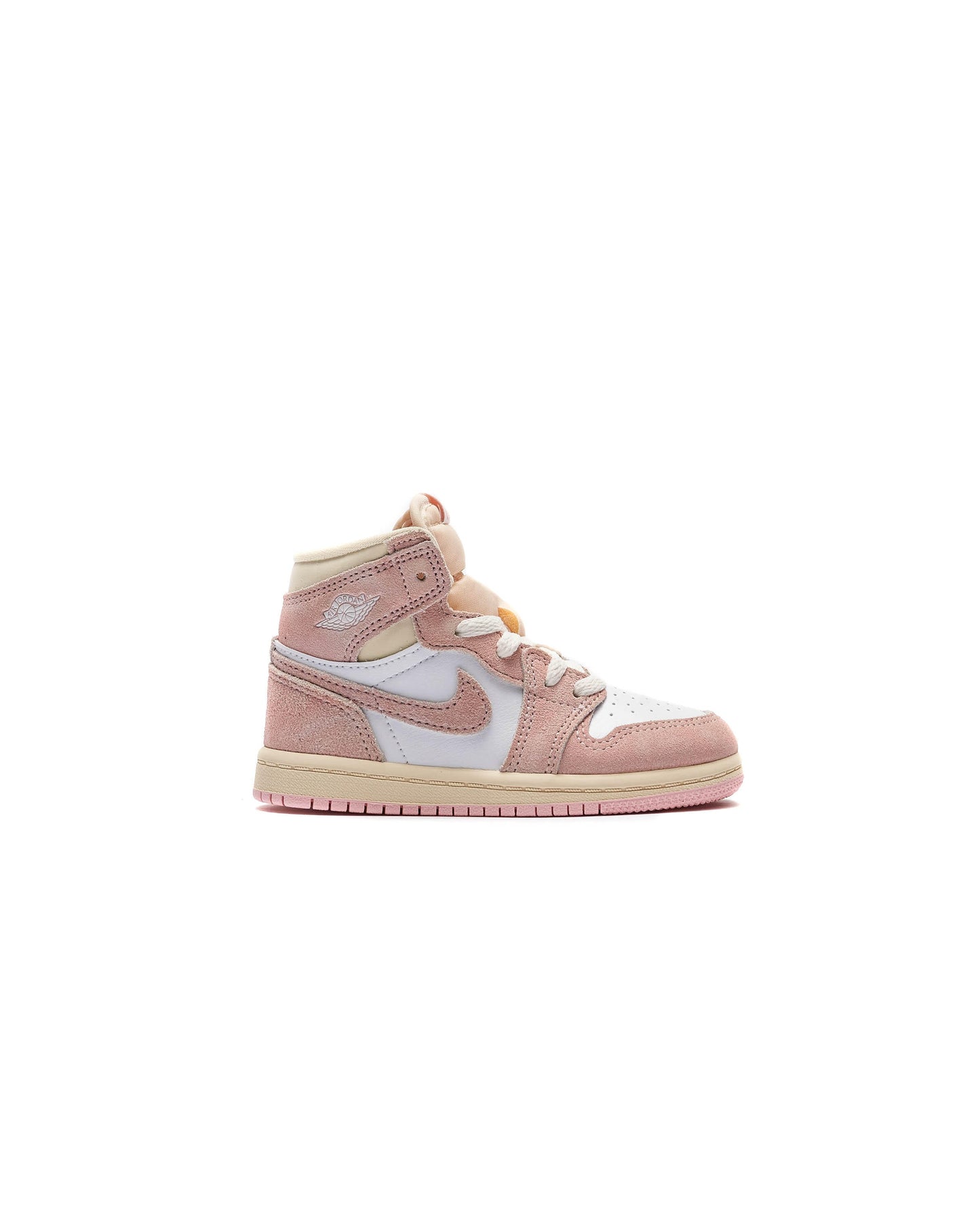Exclusive Air Jordan 1 RETRO HIGH OG (TD) 'Washed Pink' — 0C — Front View