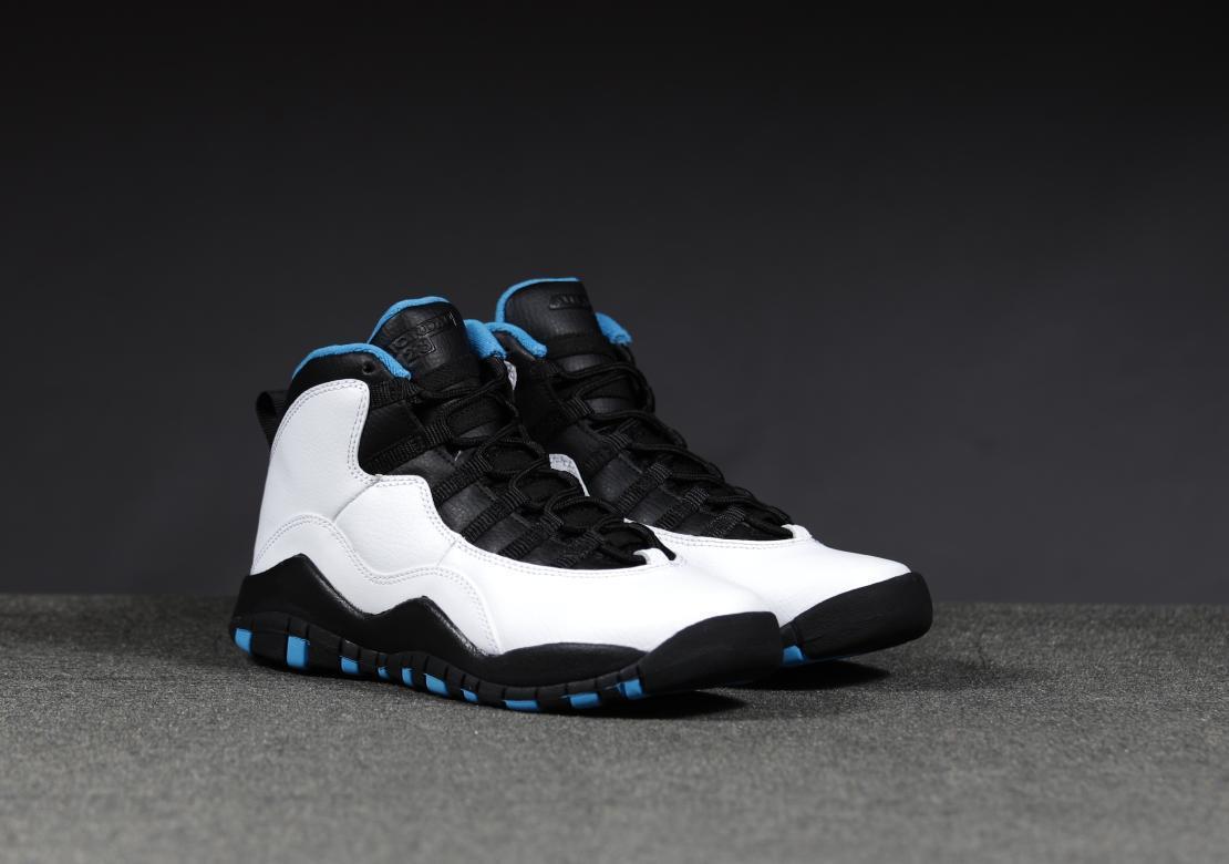 Exclusive Air Jordan 10 Retro (GS) — 3.5Y — Front View
