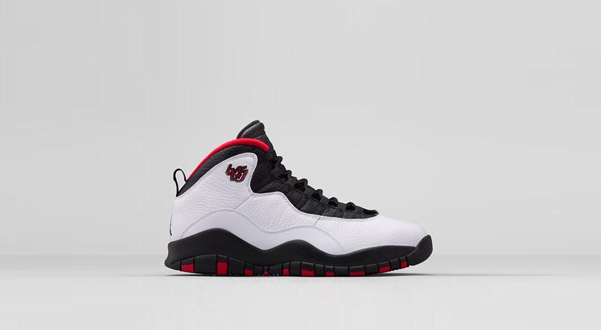 Exclusive Air Jordan 10 Retro (GS) "45" — 3.5Y — Front View