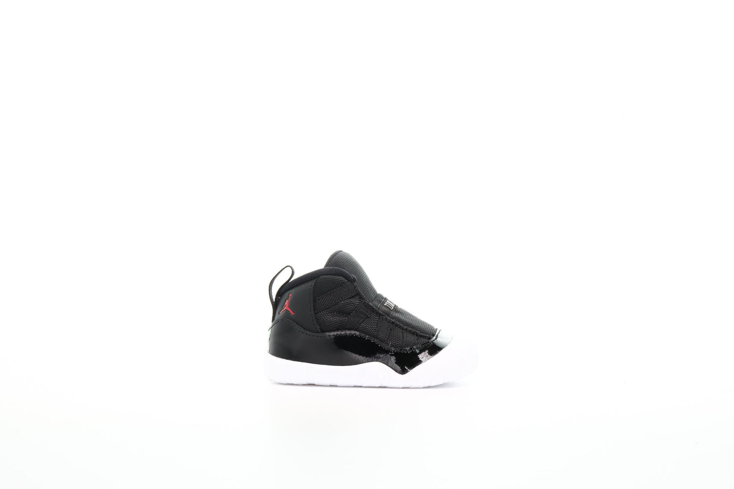 Exclusive Air Jordan 11 Crib Bootie "Bred" — 0C — Front View