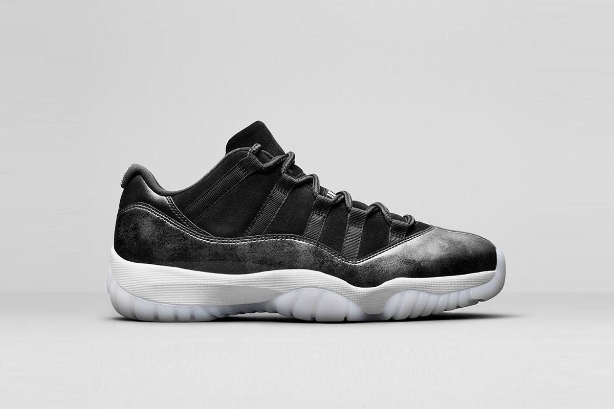 Exclusive Air Jordan 11 Retro Low BG "Barons" — 3.5Y — Front View