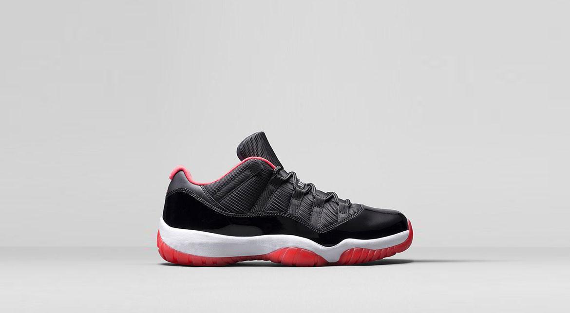 Exclusive Air Jordan 11 Retro Low BG "bred" — 3.5Y — Front View
