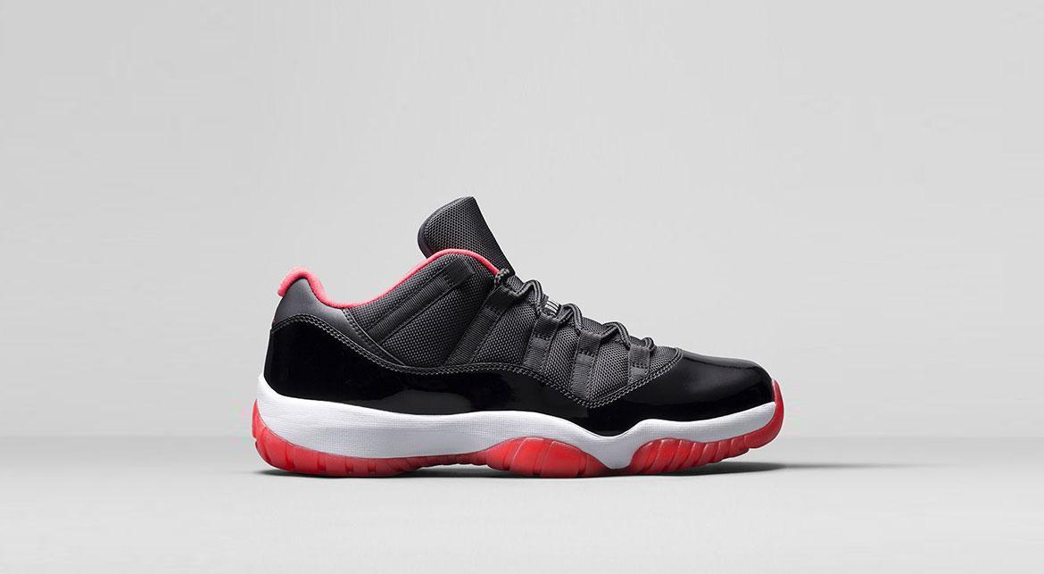 Exclusive Air Jordan 11 Retro Low "bred" — 3.5 — Front View