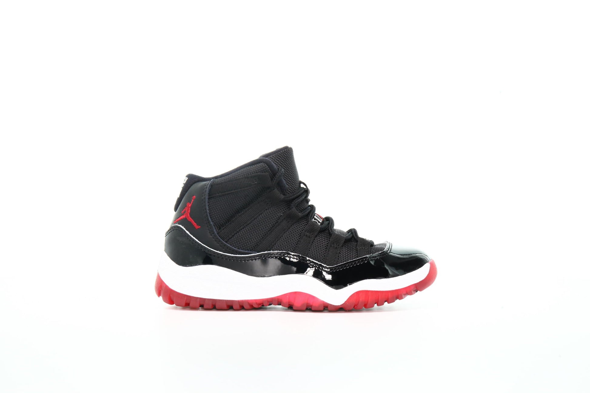 Exclusive Air Jordan 11 Retro PS "Bred" — 1.5Y — Front View