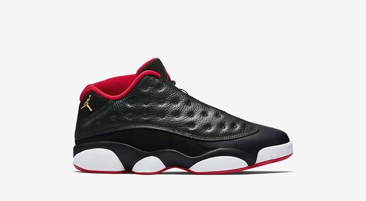 Exclusive Air Jordan 13 Retro Low BG "bred" — 3.5Y — Front View