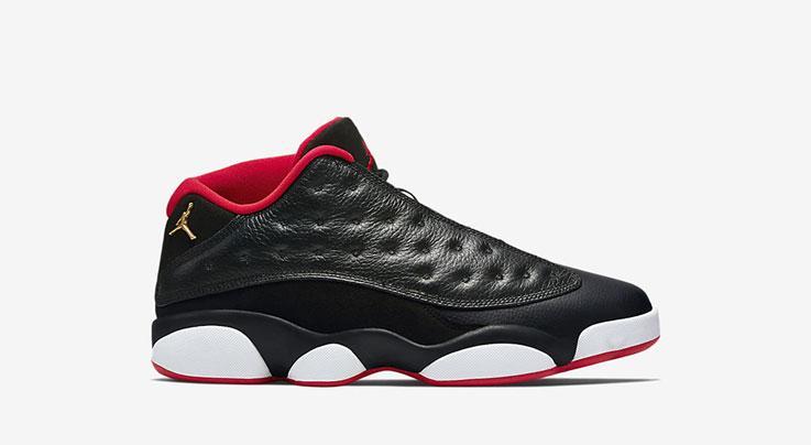 Exclusive Air Jordan 13 Retro Low "bred" — 3.5 — Front View
