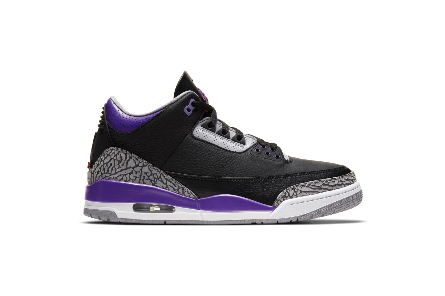 Exclusive Air Jordan 3 RETRO "COURT PURPLE" — 3.5 — Front View