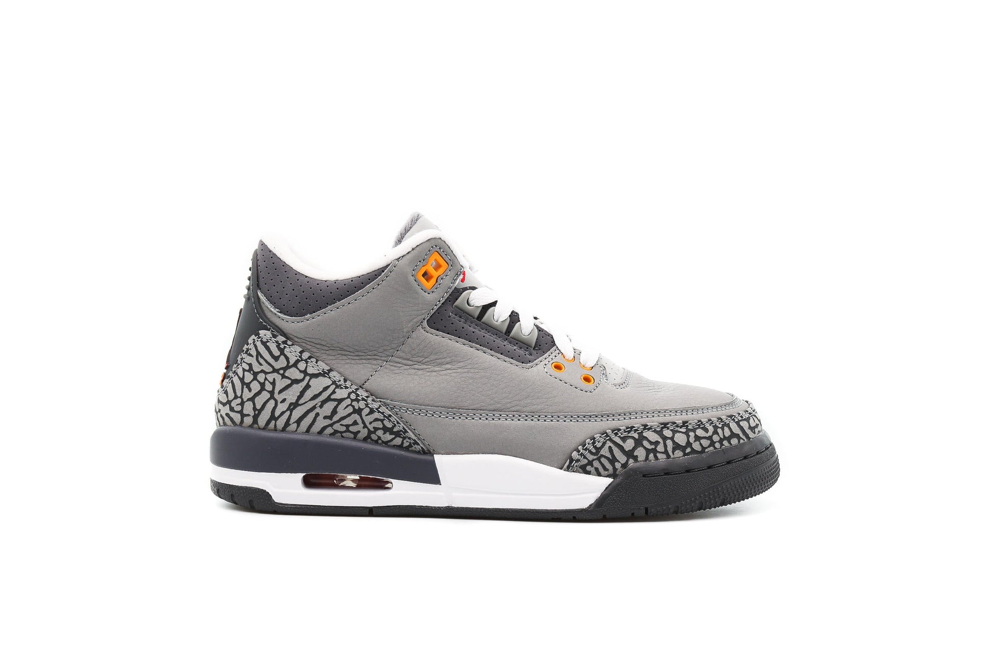 Exclusive Air Jordan 3 RETRO (GS) "COOL GREY" — 3.5Y — Front View
