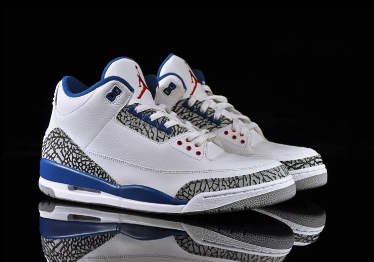 Exclusive Air Jordan 3 Retro (GS) — 3.5Y — Front View