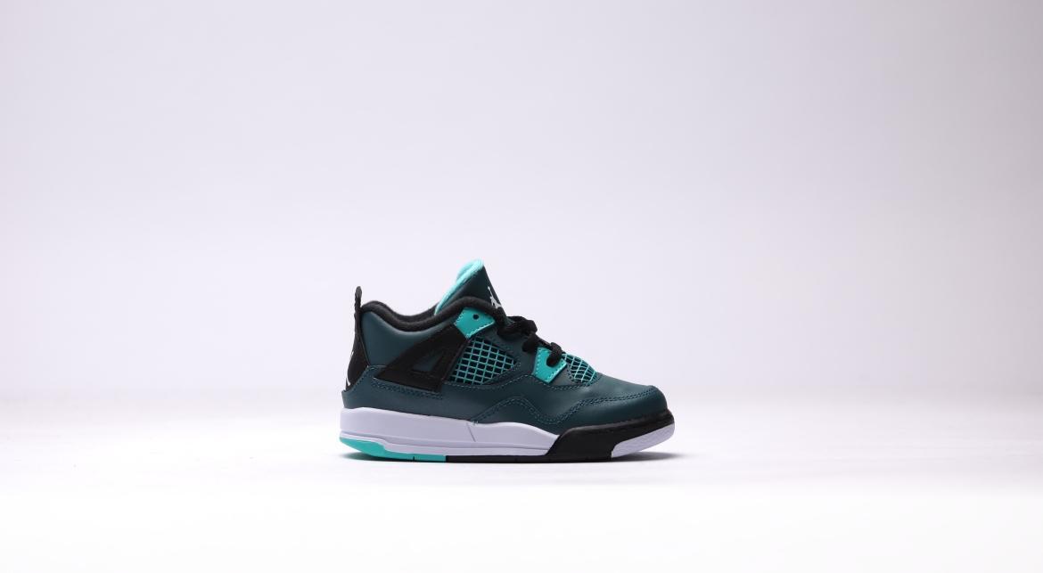 Exclusive Air Jordan 4 Retro BT "Teal" — 0C — Front View