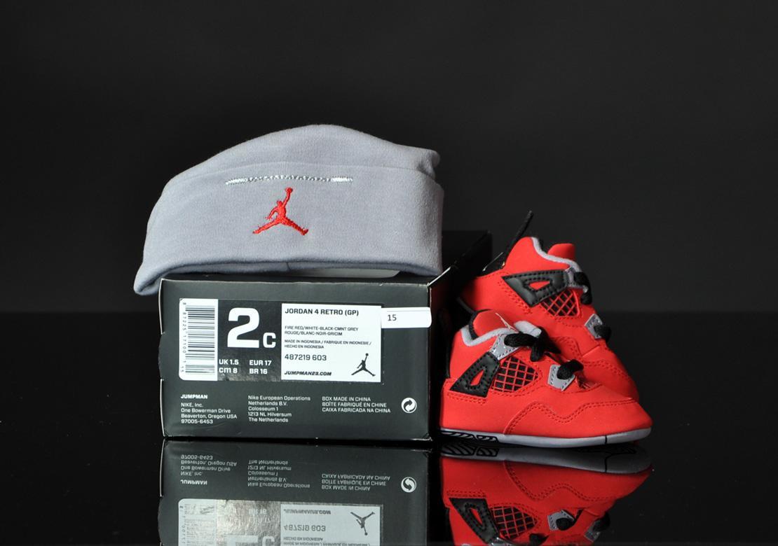 Exclusive Air Jordan 4 Retro (GP) — 0C — Front View