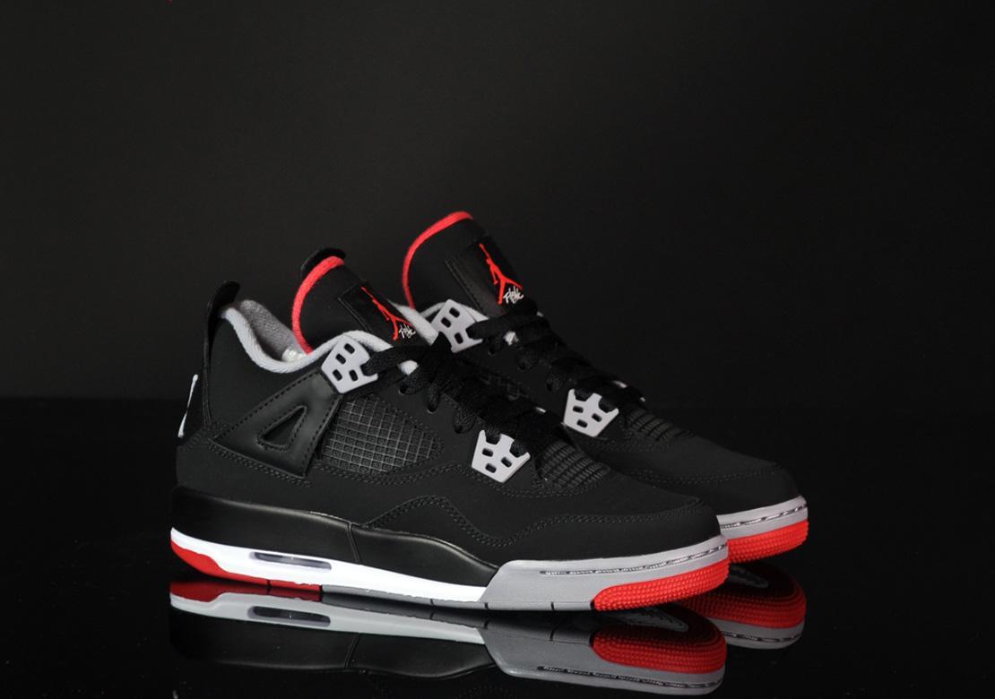 Exclusive Air Jordan 4 Retro (GS) — 3.5Y — Front View