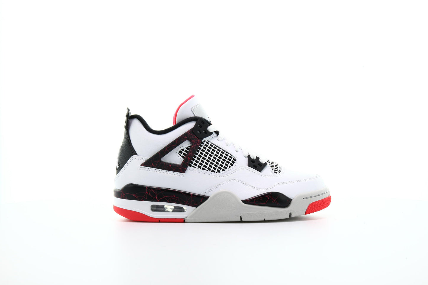 Exclusive Air Jordan 4 Retro (GS) "Bright Crimson" — 3.5Y — Front View
