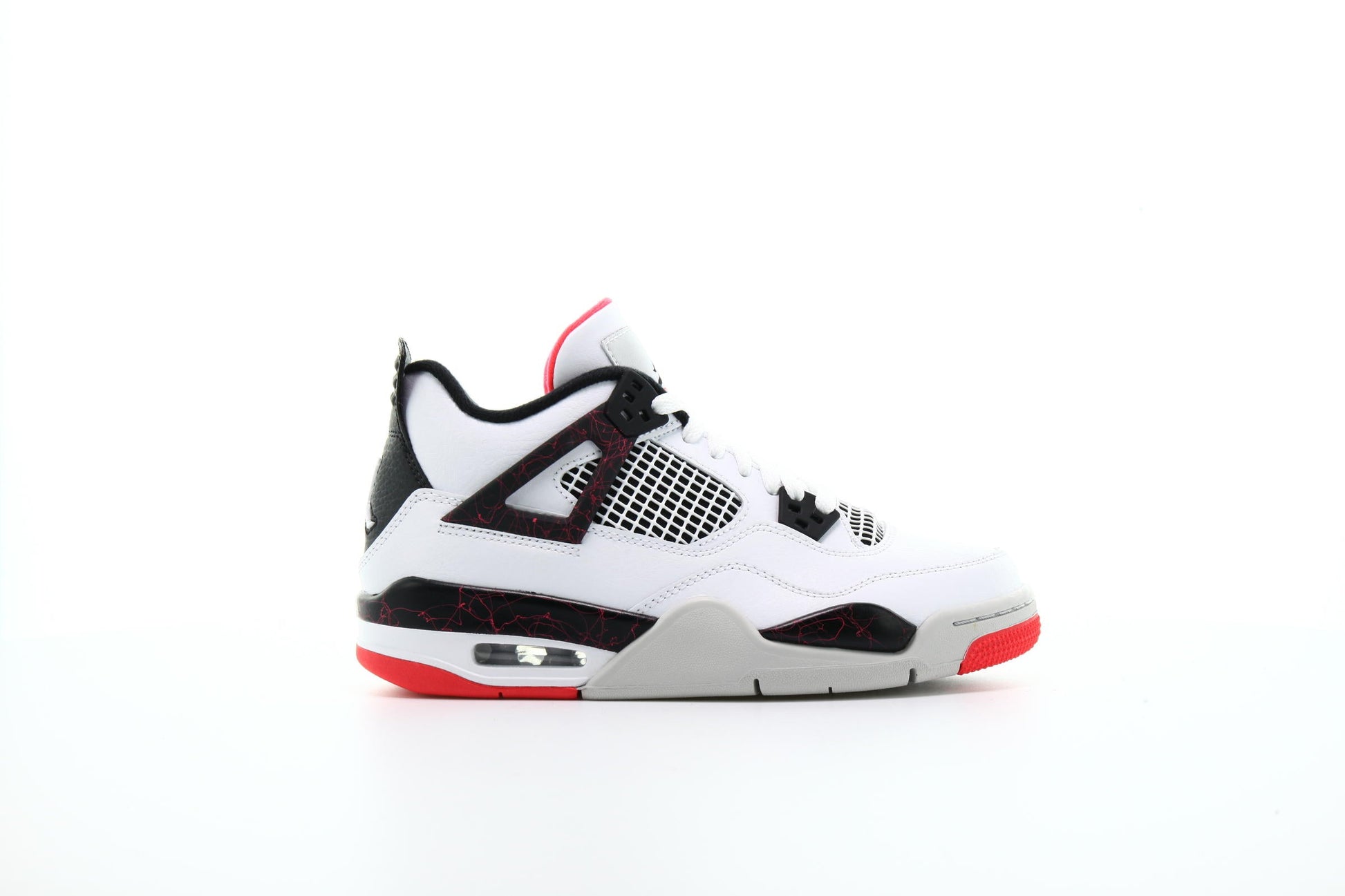 Exclusive Air Jordan 4 Retro (GS) "Bright Crimson" — 3.5Y — Front View
