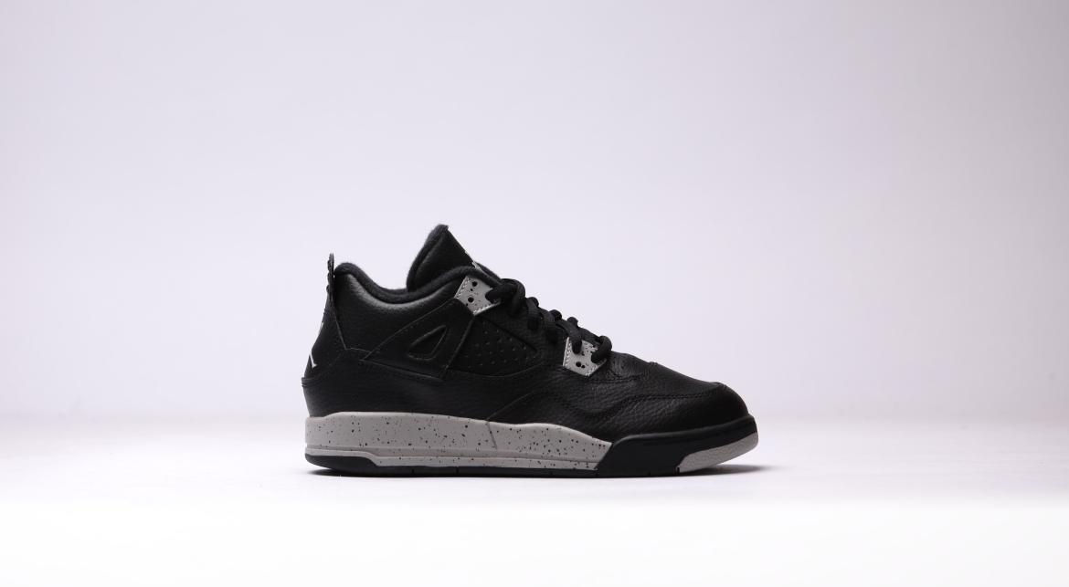 Exclusive Air Jordan 4 Retro LS BP "Oreo" — 1.5Y — Front View