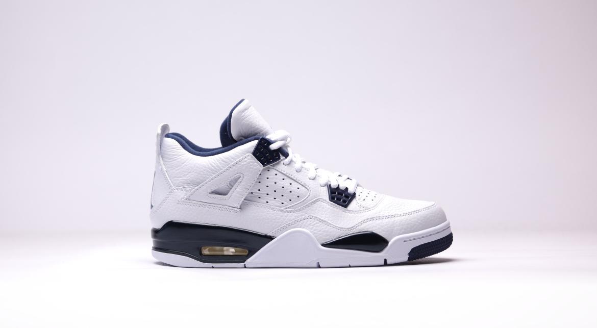 Exclusive Air Jordan 4 Retro LS "Columbia" — 3.5 — Front View