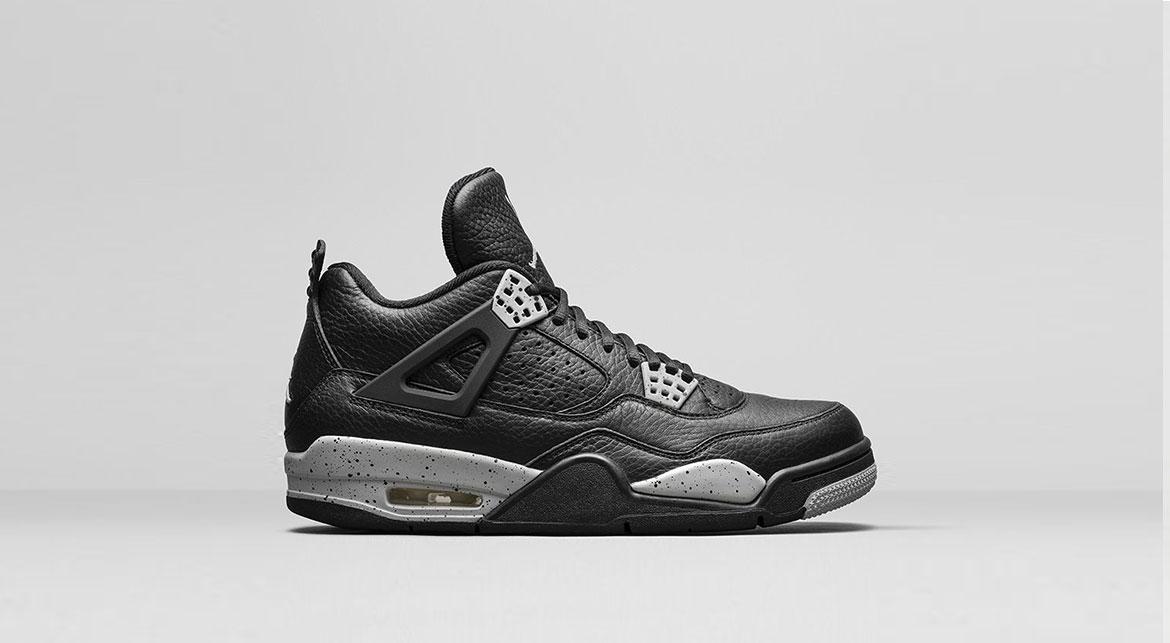 Exclusive Air Jordan 4 Retro LS "Oreo" — 3.5 — Front View