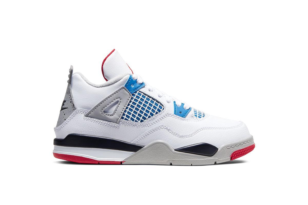 Exclusive Air Jordan 4 Retro PS "What The" — 1.5Y — Front View