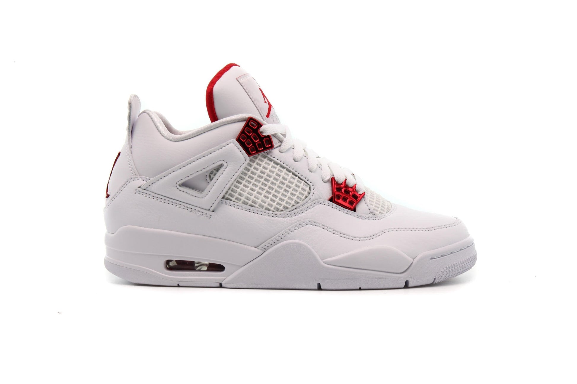 Exclusive Air Jordan 4 RETRO "METALLIC RED" — 3.5 — Front View