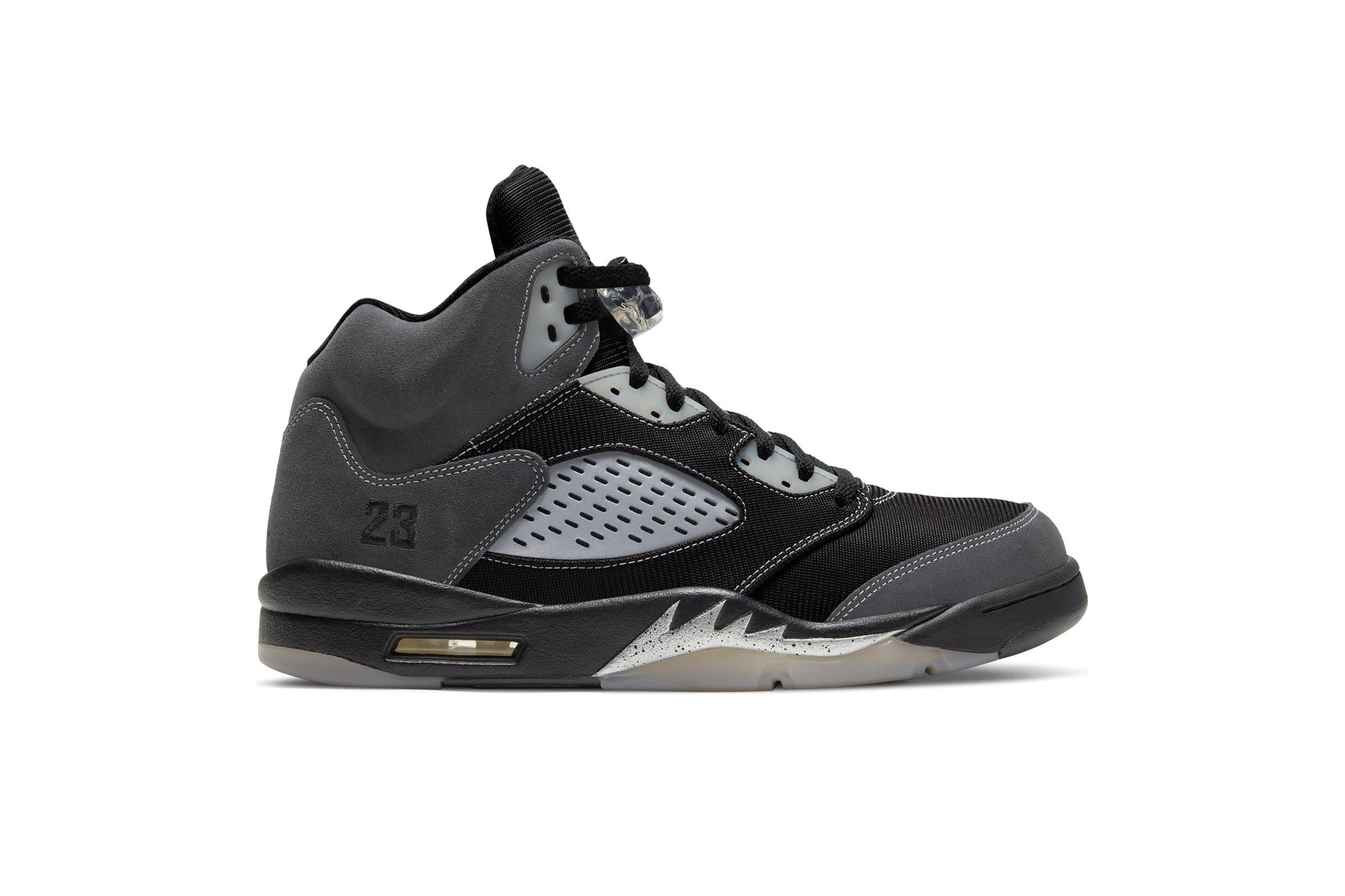 Exclusive Air Jordan 5 RETRO "ANTHRACITE" — 3.5 — Front View