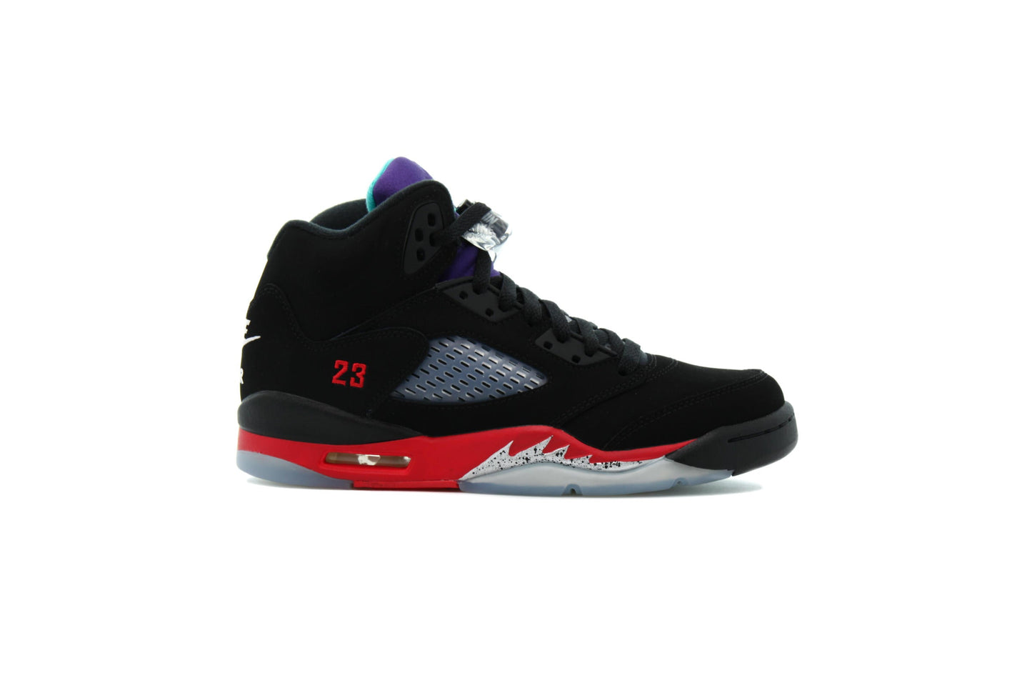 Exclusive Air Jordan 5 RETRO (GS) "GRAPE" — 3.5Y — Front View