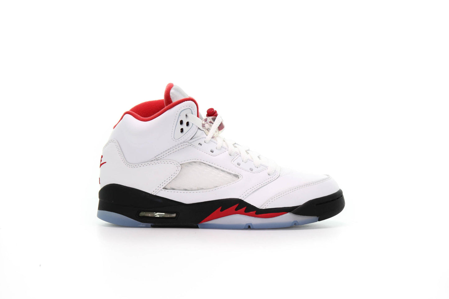 Exclusive Air Jordan 5 RETRO (GS) "FIRE RED" — 3.5Y — Front View