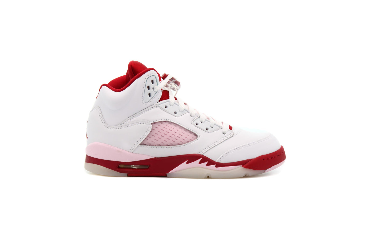 Exclusive Air Jordan 5 RETRO (GS) "WHITE" — 3.5Y — Front View
