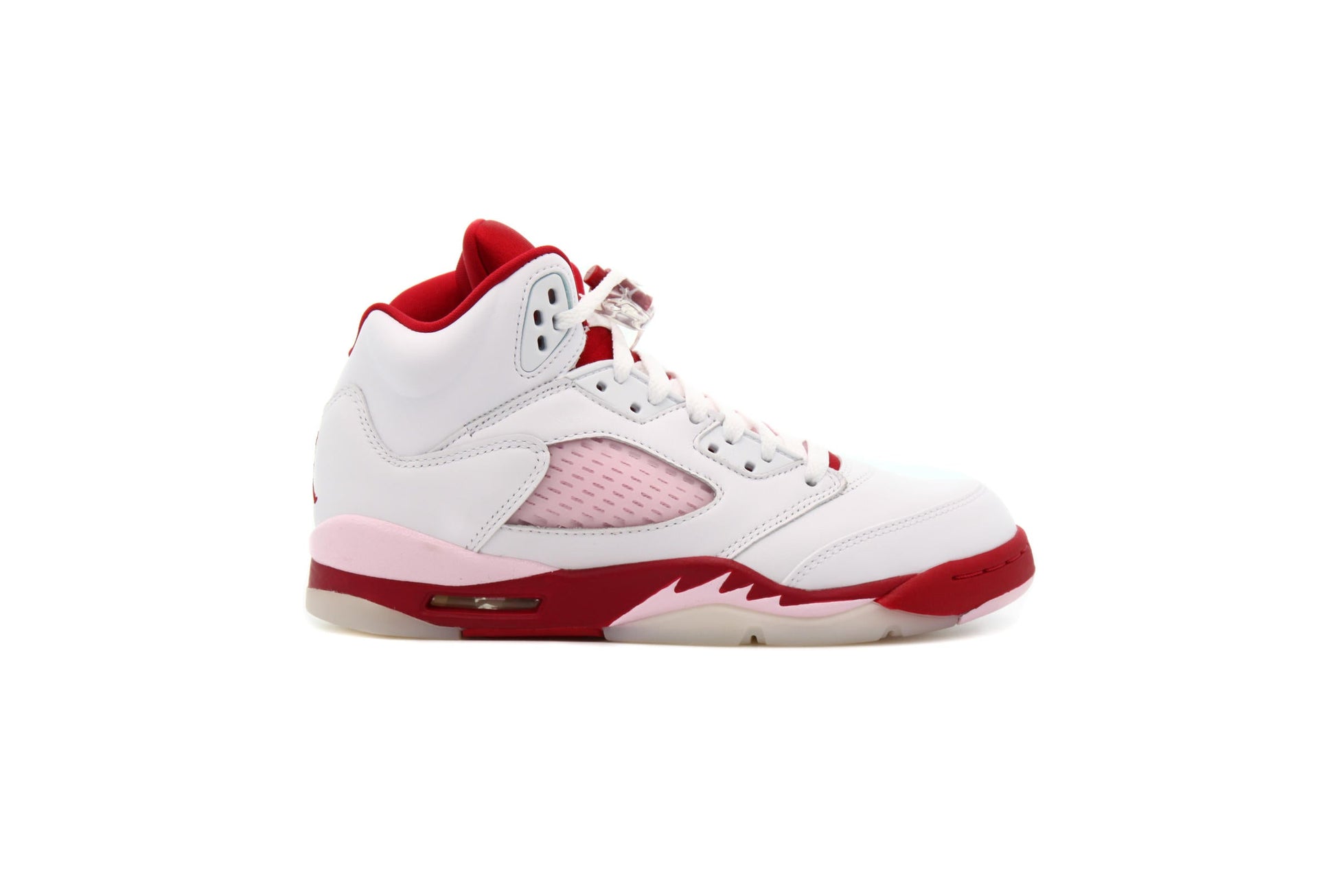 Exclusive Air Jordan 5 RETRO (GS) "WHITE" — 3.5Y — Front View