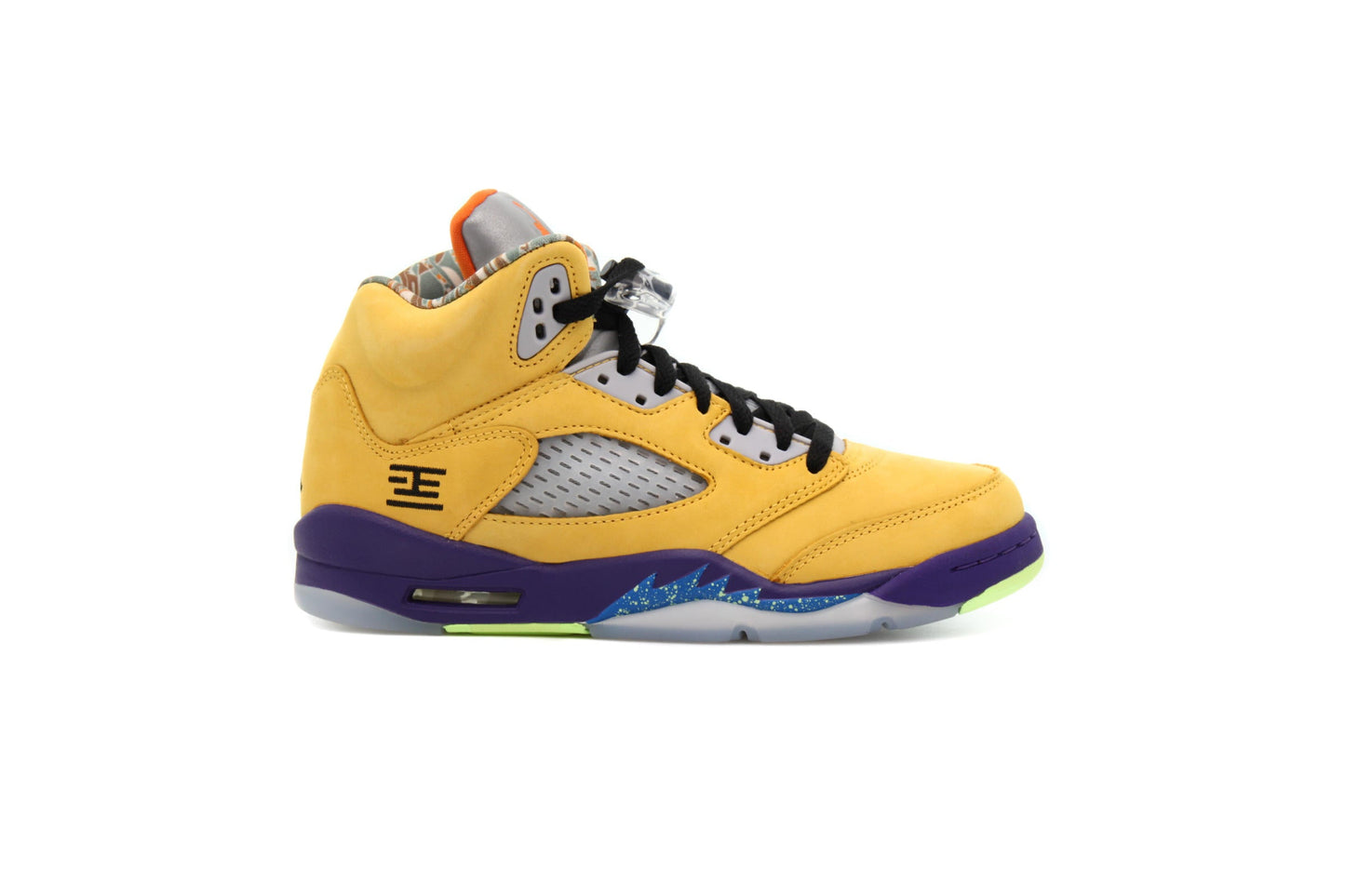 Exclusive Air Jordan 5 RETRO SE (GS) "VARSITY MAIZE" — 3.5Y — Front View