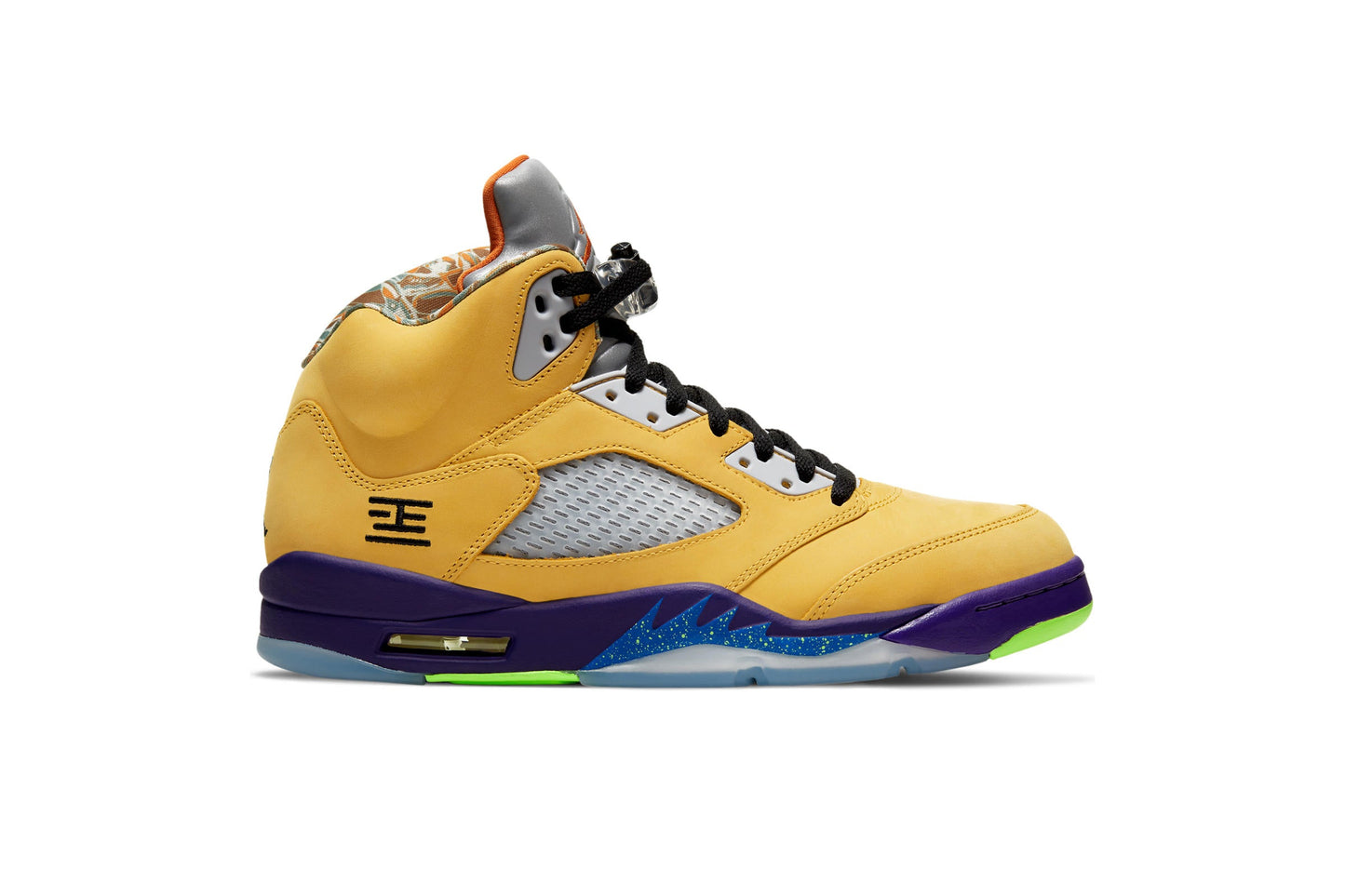 Exclusive Air Jordan 5 RETRO SE "WHAT THE" — 3.5 — Front View