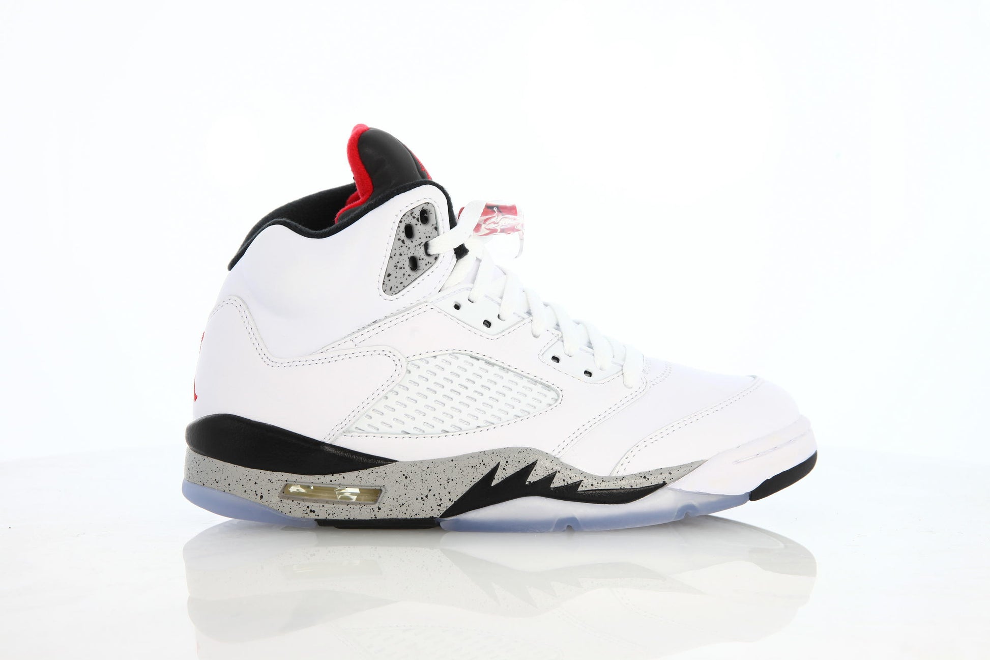 Exclusive Air Jordan 5 Retro "White" — 3.5 — Front View