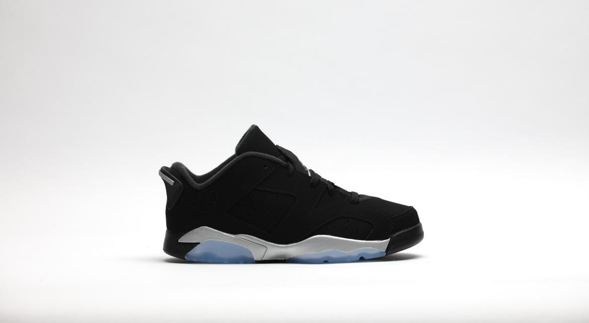 Exclusive Air Jordan 6 Retro Low (ps) "Metallic Silver" — 1.5Y — Front View