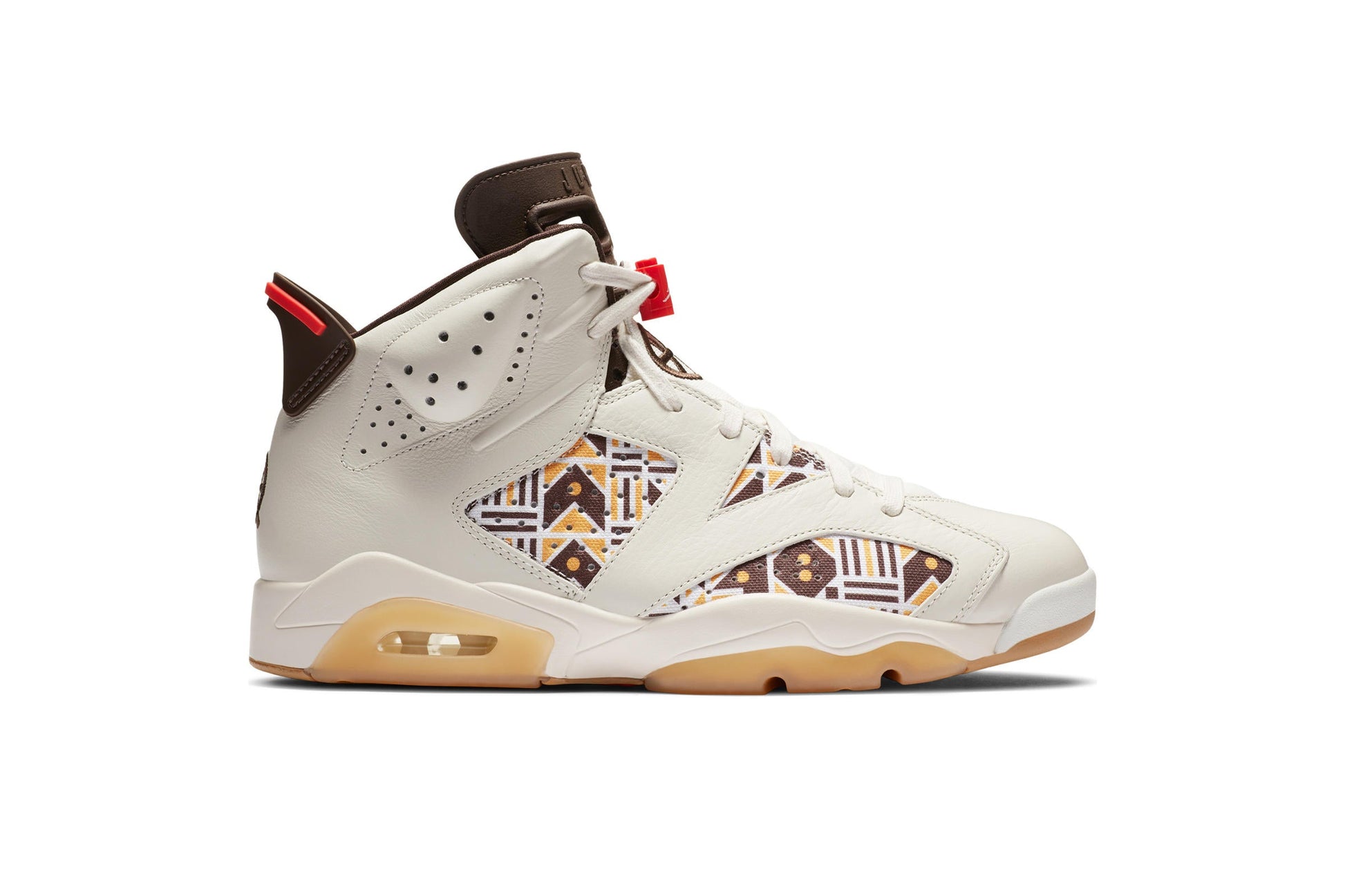 Exclusive Air Jordan 6 RETRO QUAI 54 "SAIL" — 3.5 — Front View