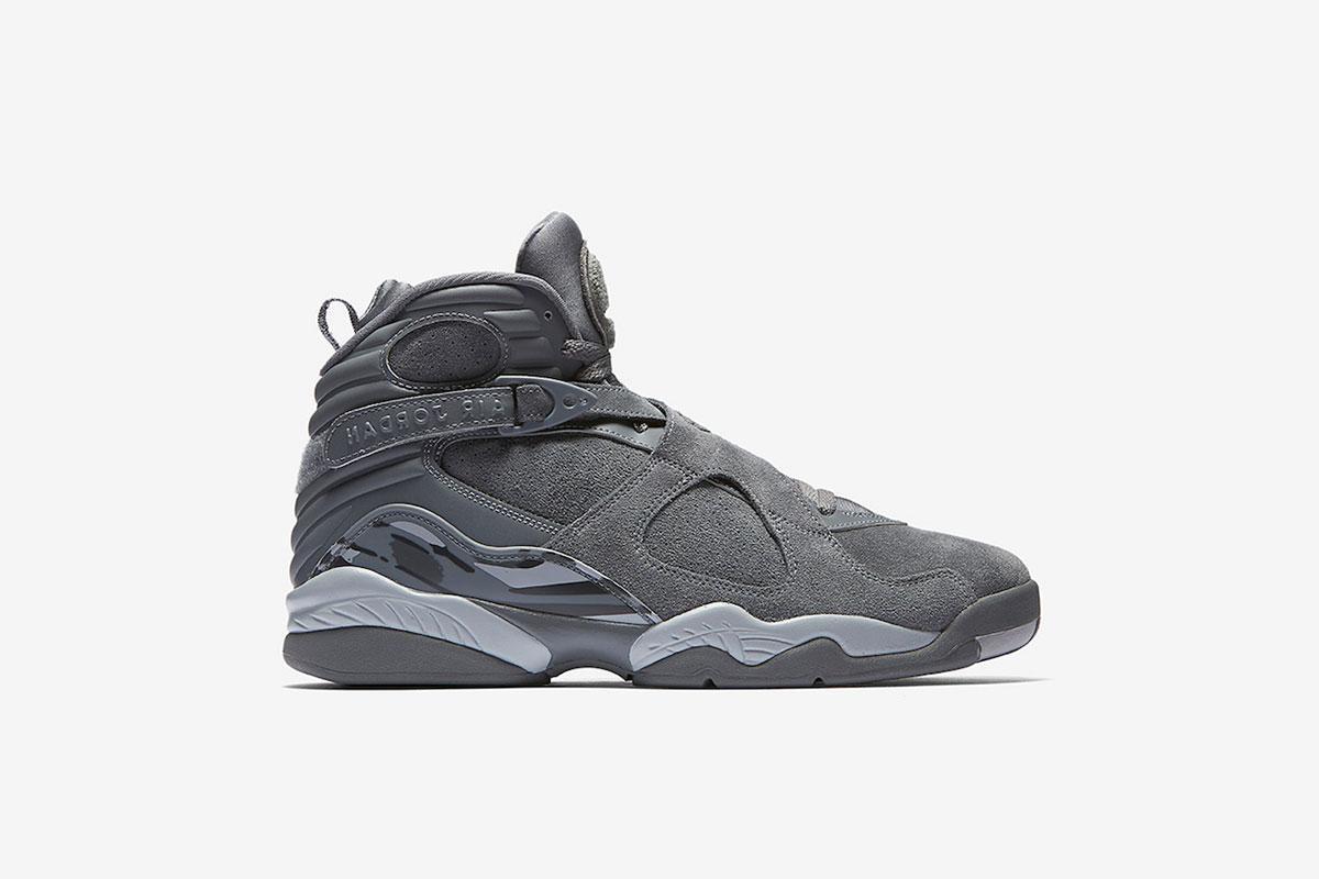 Exclusive Air Jordan 8 Retro "Cool Grey" — 3.5 — Front View